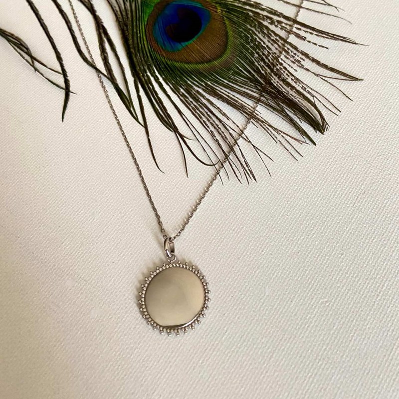 Les Bijoux Chics - Collier pendentif argent lisa