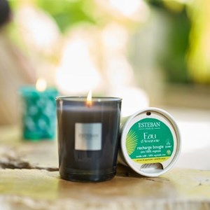 Bougie parfumée initiale eau d'amazonie