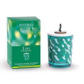 Bougie déco parfumée eau d'amazonie