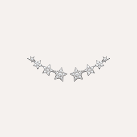 Boucles faux piercing argent stella