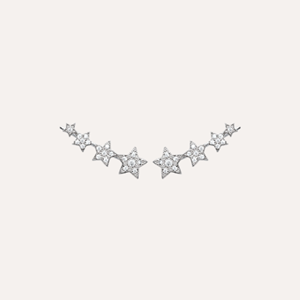 Boucles faux piercing argent stella