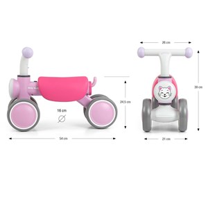 Porteur enfant york - rose