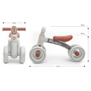 Porteur enfant flixy gris