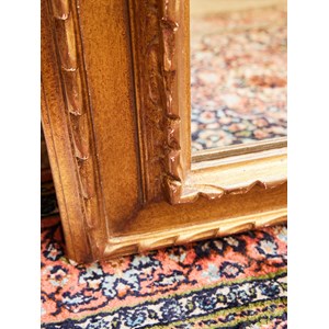 Grand miroir en bois patiné n°1050