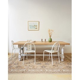 Grande table à manger en bois n°1330