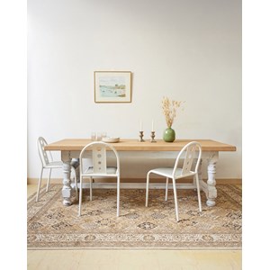 Grande table à manger en bois n°1330