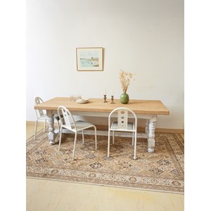 Grande table à manger en bois n°1330