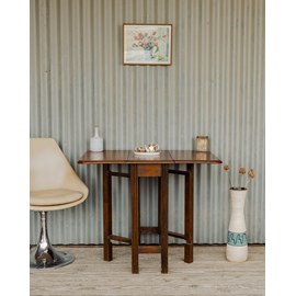 Table à manger avec rabats en bois n°1324