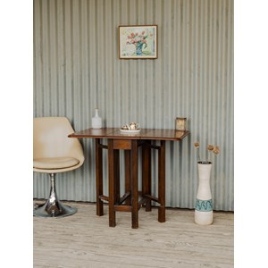 Table à manger avec rabats en bois n°1324