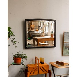 Miroir aux lignes sobres noir n°1153