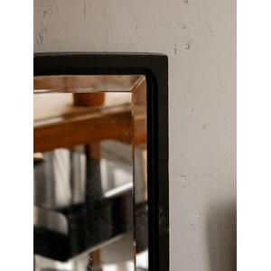 Miroir aux lignes sobres noir n°1153