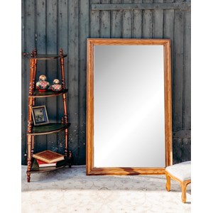 Georges, le grand miroir en bois n°1145