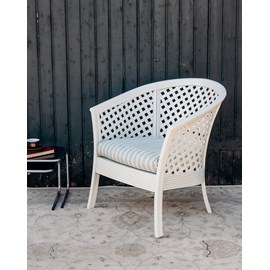 Fauteuil en plastique tressé n°1209