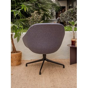 Fauteuil en feutrine bleu n°1205