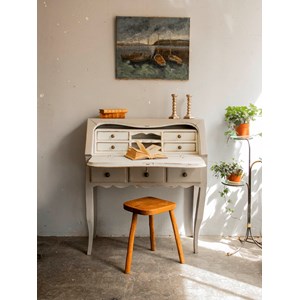 Secrétaire à rangements au style campagne n°176