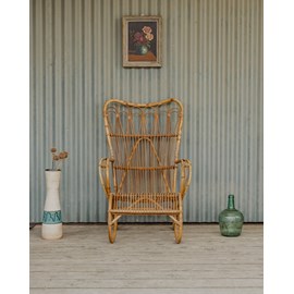 Ernest, le fauteuil en osier n°919