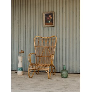 Ernest, le fauteuil en osier n°919