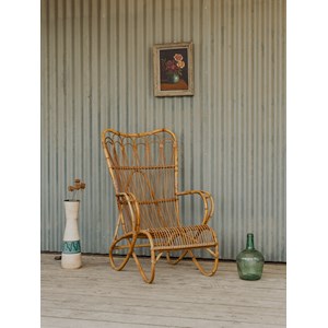 Ernest, le fauteuil en osier n°919