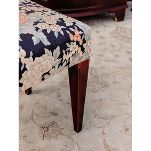 Pouf à l'imprimé floral n°87