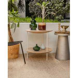 Table d'appoint en bois clair n°1328