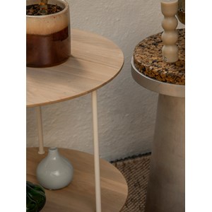 Table d'appoint en bois clair n°1328