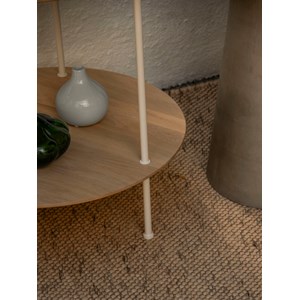 Table d'appoint en bois clair n°1328