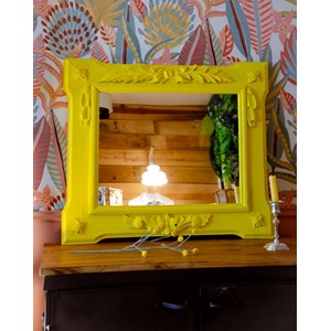 Georges, le miroir en bois jaune n°1148