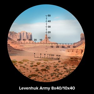 Levenhuk jumelles army 8x40 avec réticule