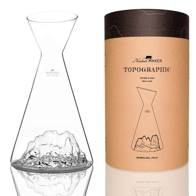 Alaskan Maker - Carafe à eau topographic : marmolada
