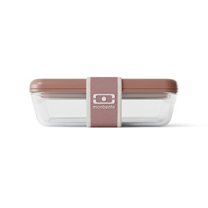 Lunch box verre 600 ml rose