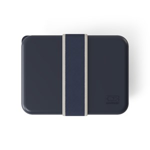 Lunch box verre 600 ml bleu