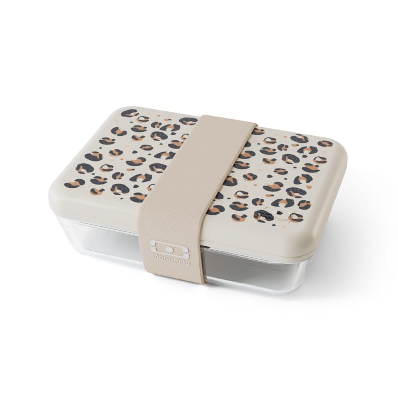 Monbento - Lunch box verre 600 ml leopard
