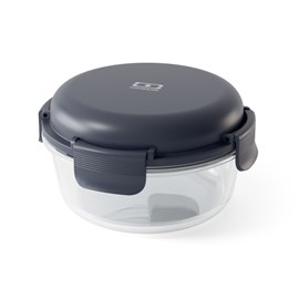 Bol à salade en verre 950ml bleu