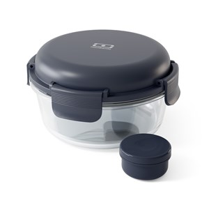 Bol à salade en verre 950ml bleu