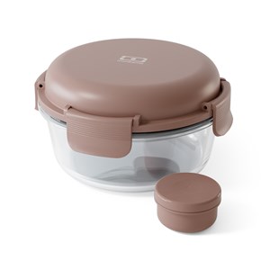 Bol à salade en verre 950ml rose