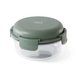 Bol à salade en verre 950ml vert
