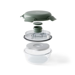 Bol à salade en verre 950ml vert