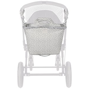 Sac à langer little bloom fleurs gris