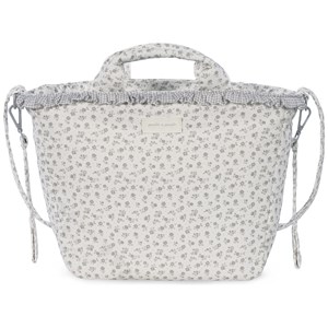 Sac à langer little bloom fleurs gris