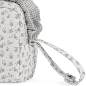 Trousse de toilette little bloom fleurs gris