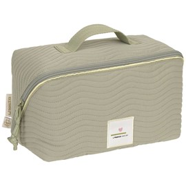 Trousse de toilette flex coutures à vagues menthe