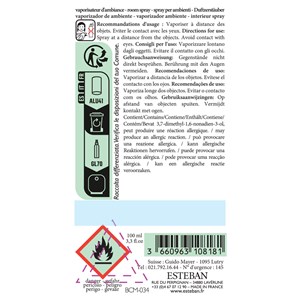 Vaporisateur 100ml citronnelle et menthe