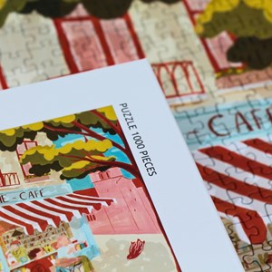 Puzzle 1000 pièces: la librairie du coin