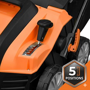 Scarificateur & émousseur chester 1800w - 40cm - pour un gazon régénéré