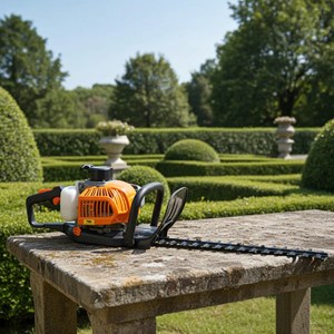 Taille-haie thermique chester 25,4cc - lame 60cm - poignée pivotante 180°