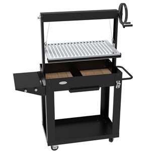 Barbecue santa maria imor - grillade argentine bois & charbon - réglable