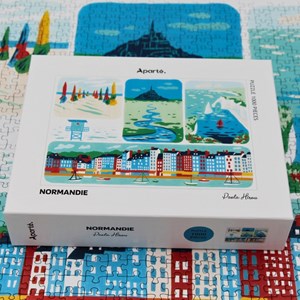 Puzzle 1000 pièces : normandie