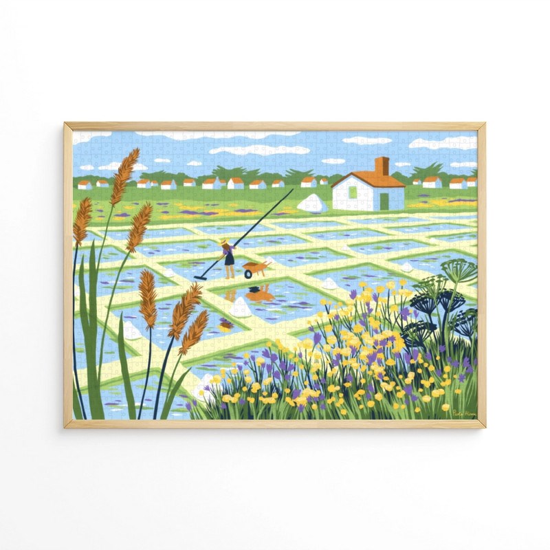 Puzzle 1000 pièces : marais salants