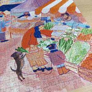 Puzzle 1000 pièces : place du marché