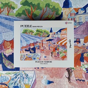 Puzzle 1000 pièces : place du marché